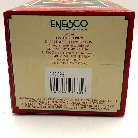 Enesco 1996 There's A Friendship Brewing Christmas Ornament Holiday Gift  In Box - Picture 10 of 11